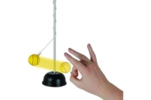 Perfect Life Ideas Mini Desktop Tetherball Game Set Vintage Desk Game - Fun and Nostalgic Tabletop Toy Boredom Buster for Kids and Work Stress Relief for Adults