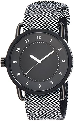 TID watches Kvadrat collaboration designer watch leather recycled fiber use pull through TID01-TW BLACK / GRANITE TID01-TW BLACK / GRANITE