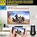 4K WiFi Display Dongle Wireless Display Receiver Wireless HDMI Dongle 2.4G for Smartphones Laptops to Stream Video Picture Files to HDTV Projector Car Monitor Support Miracast DLAN Airplay, Compatibl
