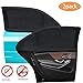 MMTX 2 Pack Car Window Baby Sun Shade UV Protect for Baby/Pet/Kids Anti-Mosquito Protect (Black 44.48