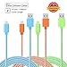 3 Packs 6 Feet Lightning Cable F-color™ [ Apple MFi Certified ] Extra Long Lightning to USB Cord and Data Sync Cable with Sturdy Tangle-free Nylon Braided Jacket and Premium 8 pin Compact Connector Compatible for iPhone 6 (4.7) / Plus (5.5) / 5C / 5S / 5, iPad Air / mini /mini 2 / 4th Generation, iPod Touch 5th Generation, iPod Nano 7th ( 12 months Warranty )( Orange + Green + Blue ) 1.8 Meter