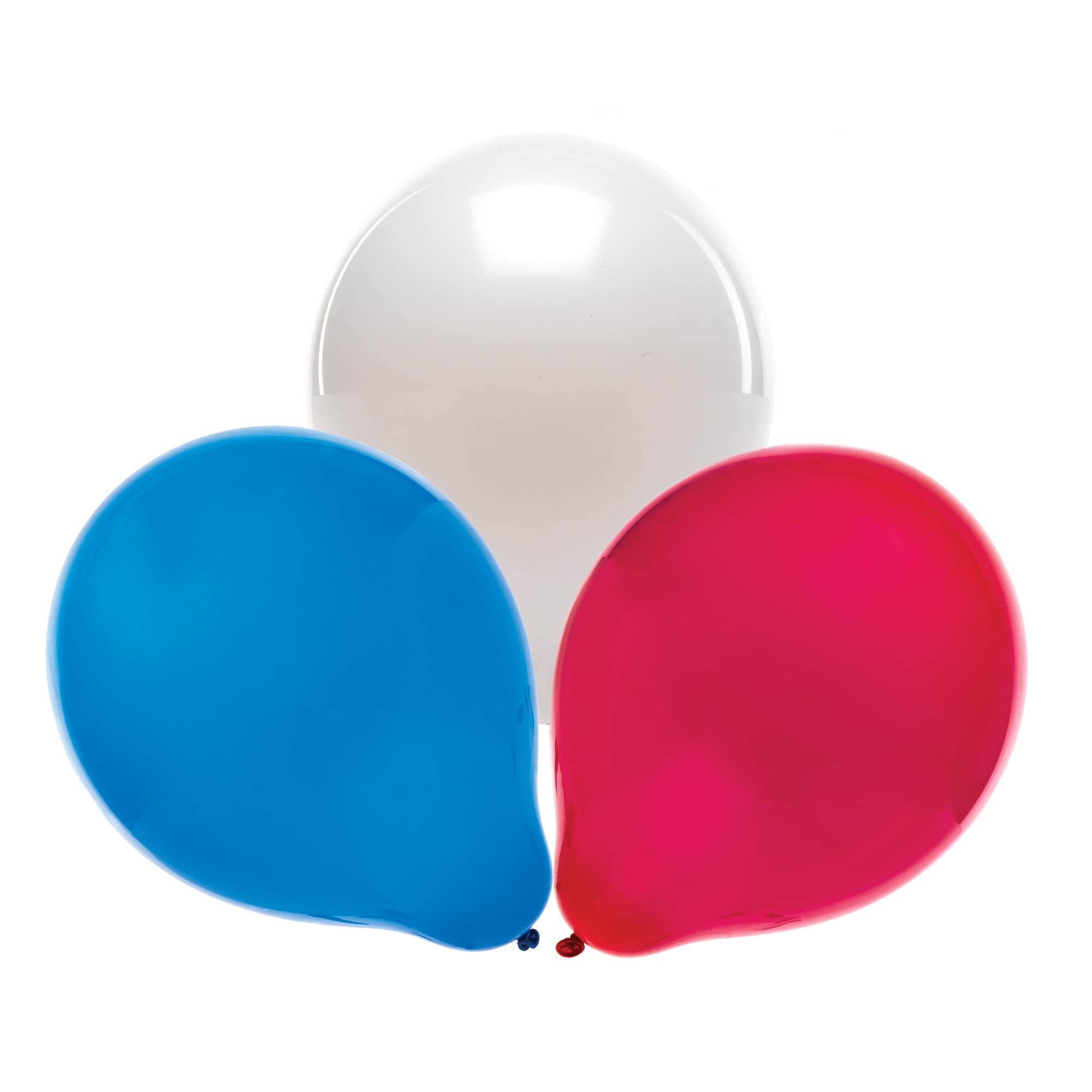 Baker Ross PJ172 Red, White and Blue Party Balloons for VJ Day 80th Anniversary - Pack of 30, British Party Supplies