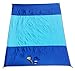 SAND-AWAY Sand Proof Outdoor Compact Beach Blanket (20% Bigger 9 x 7 ft) Oversized Beach, Picnic Blanket/ Beach Mat (INCLUDES 4 FREE STAKES!) Great for the Beach, Picnic, Camping, Hiking - XXL (royal)