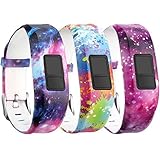 Garmin Vivofit 3/ Vivofit JR / Vivofit JR. 2 Bands, SKYLET Silicone Replacement Bands for Garmin Vivofit 3/ Vivofit JR/ Vivofit JR. 2 Bracelet with Secure Watch Buckle (No Tracker)