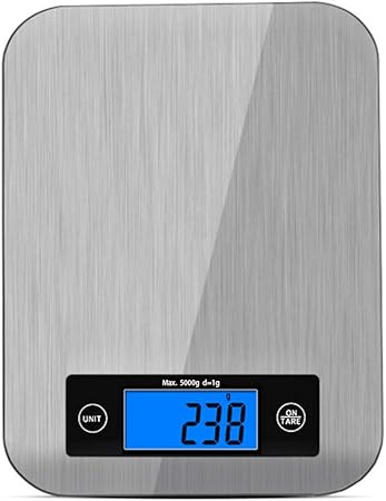 Uten Bilancia Cucina Acciaio Inox Digitale Elettronica Bilancia Da Cucina Professionale Timer 5kg 11lb Argento Bilance Casa E Cucina Xn Pizza Mssingen 1pb De