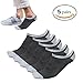 Men's no show socks- Loafer Socks Cotton No Show Mens Footies Socks 5 Pairs