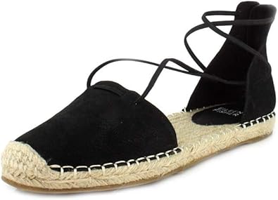lace espadrille flats