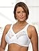 Glamorise Women's MagicLift Full Figure Minimizer Support Bra, White, 42DD