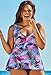 Swimsuits for All Women's Plus Size Flowy Tankini Top