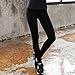 J-pinno Women High Waist Sports Tights Mesh Workout Pant Legging Side Pocket (Medium) Black