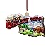 Kurt Adler 5.5" Noble Gems Glass Oklahoma Ornament