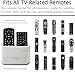 TotalMount Universal Remote Control Holder – Attaches to Wall or Back of TV – Compatible with All TV Remotes (Premium White, Large Two Pack)