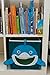 Clever Creations Cute Shark Collapsible Toy Storage Organizer, Sturdy Toy Box Folding Cube for Kids, Perfect for Organizing Books, Toys, Clothes and Shoes