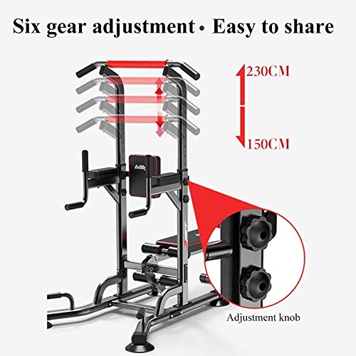 CHENNAO-Power-Tower-Heavy-Duty-Gym-Power-Multi-Function-Dip-Stand-Pull-up-Chin-Up-Home-Strength-Training-Tower-Home-Indoor-Pull-ups-Multifunctional-Single-Parallel-Bars-Sports-Home-Fitness-Equipment