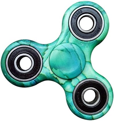 Lfaba Fidget Spinner Triangle Single Finger Decompression Gyro Hand Spinner Fingertip Gyro (Bearing Color Random) (A)