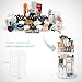 Jerrybox Makeup Organizer Rotating Bathroom Vanity Makeup Organizer, Compact Size with Large Capacity, Fits Different Types of Cosmetics and Accessories, Transparent
