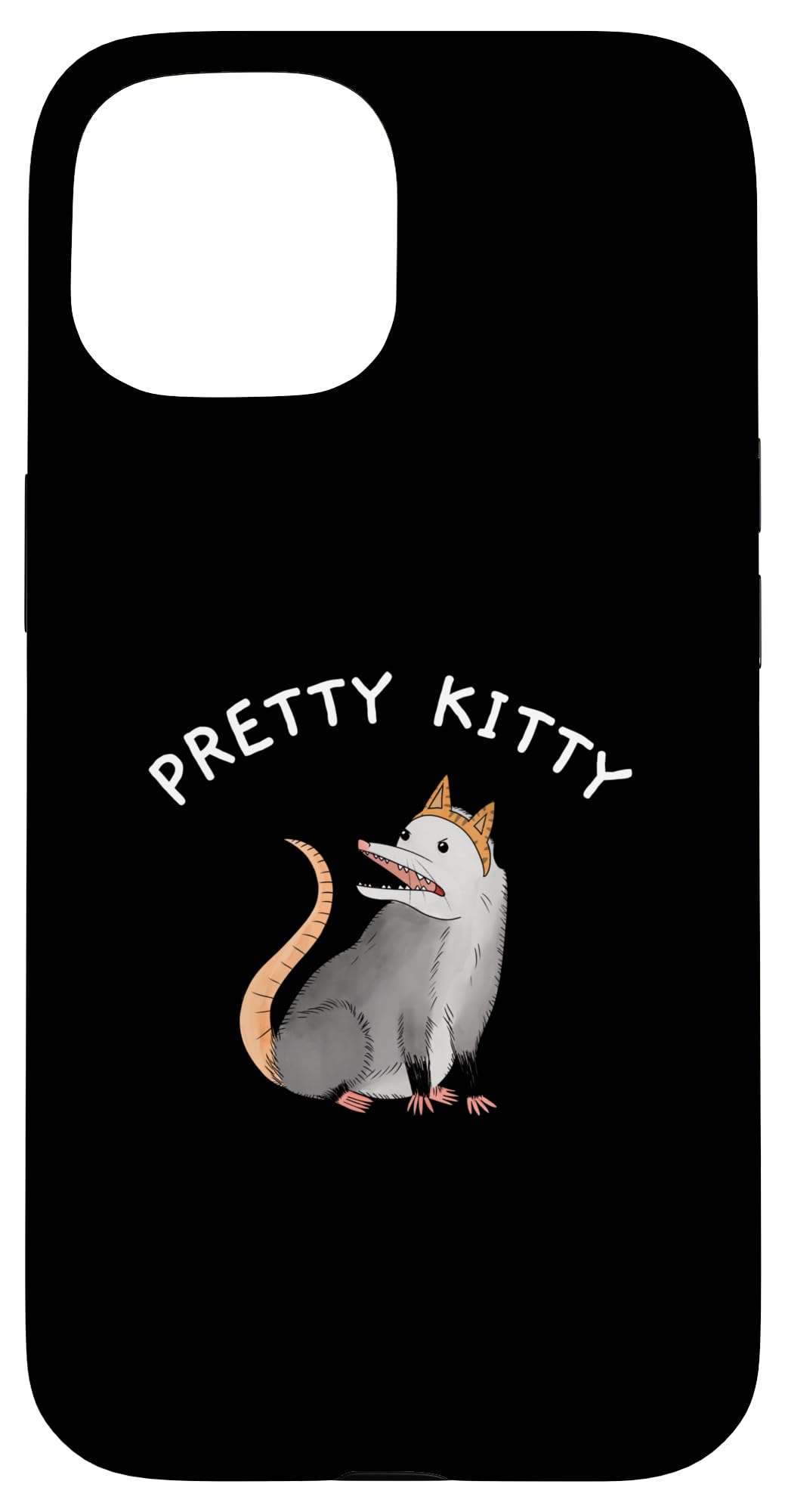 iPhone 15 Opossum Cat Funny Weird Possum Weird Life Yolo Fake Death Case