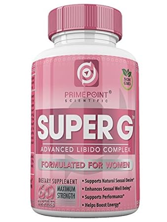Super G: Advanced Libido Complex for Women - Maximum Strength Non-GMO Horny Goat