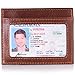 alpine swiss Men's RFID Blocking Money Clip Leather Front Pocket Wallet, Brown, One Size