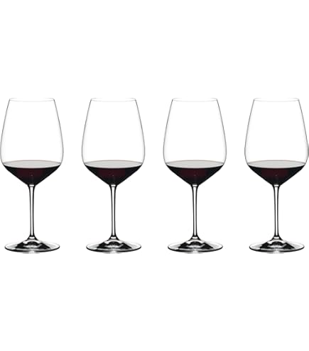 Amazon.com | Riedel Vinum Bordeaux/Merlot/Cabernet Wine Glasses, Pay for 6  Get 8: Red Wine Glasses: Wine Glasses