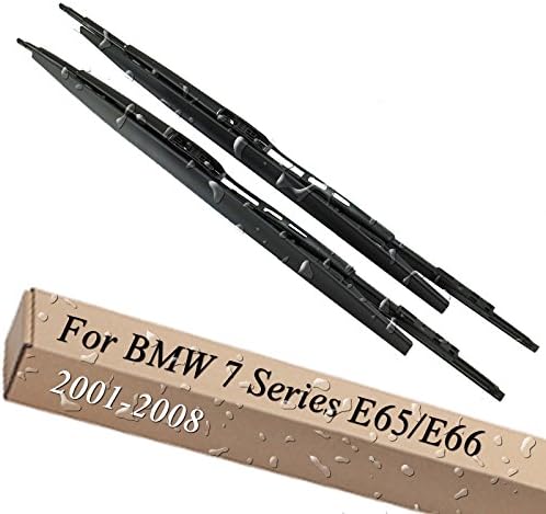 Wiper Blades for BMW 7 Series E65 / E66 25"&amp;25" 2001 2002 2003 2004 2005 2006 2007 2008