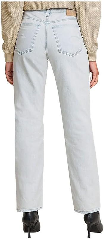 Femme Jean Viktoria High Straight, Bleu (beached faded clifton blue D23959-D436-H122), 32W / 34L