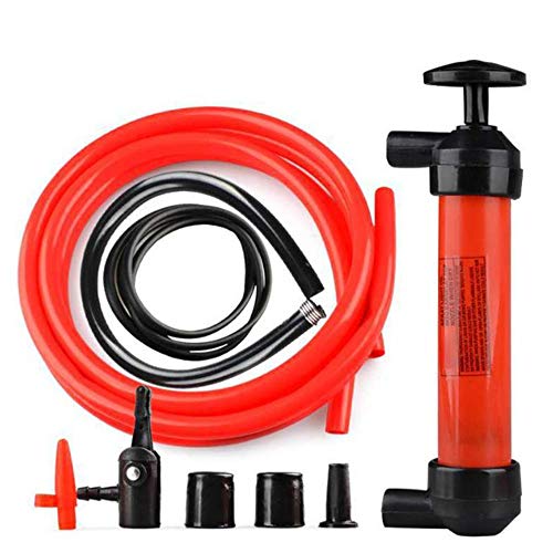 Hand Fuel Pump Kit Multi-Purpose Handle Siphon Transfer Pump for Gas Diesel Petrol Oil Fluids Water Air and Other Fluids