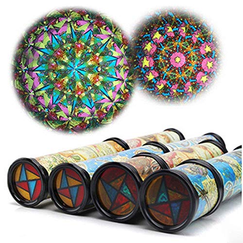 DOPHYRANIX Magic Kaleidoscope, 2 Pack Best Birthday Gift for Children (Two Colors)