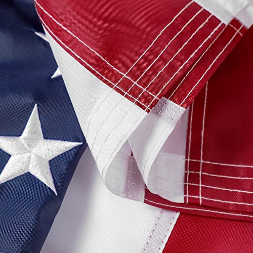 American Flag 5x8 ft Longest Lasting US Flag, Made From Nylon