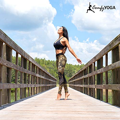 Comfy-Yoga-Pants-Workout-Capris-High-Waist-Workout-Leggings-for-Women-Lightweight-Printed-Yoga-Legging