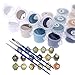 iCoostor Paint by Numbers DIY Acrylic Painting Kit for Kids & Adults Beginner – 16