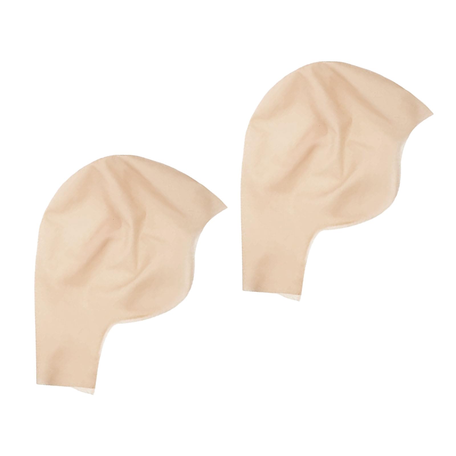 XNIVUIS 2 Pcs Bald Caps Bald Skin Bald Head Cover Bald Hats Latex Bald Cap Latex Head Cap Bald Wig Head Cap Costume Accessory Fake Scalp Props Cosplay, for Adult Men and Women (One Size)