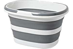 Collapsible Mop Bucket with Handle for Cleaning,16L(4.2 Gallons) Silicone Square Mopping Bucket,Space Saving， Small Cleaning 