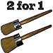 2 for 1 Chalk Painter's Choice Wax Brushes. New Brushes Will Never shed.