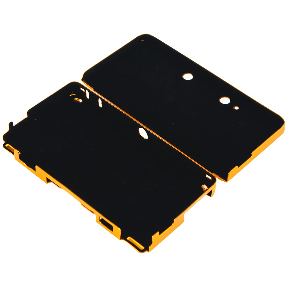 OSTENT Anti-Shock Hard Aluminum Metal Box Cover Case Shell for Nintendo 3DS Console Gold