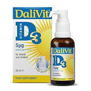 DaliVit D3 | Vitamin D Supplement | Specially Formulated for Infants and Children | Liquid Pump Dispenser