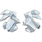 Origami Bunny Rabbit Earrings in Sterling Silver 925