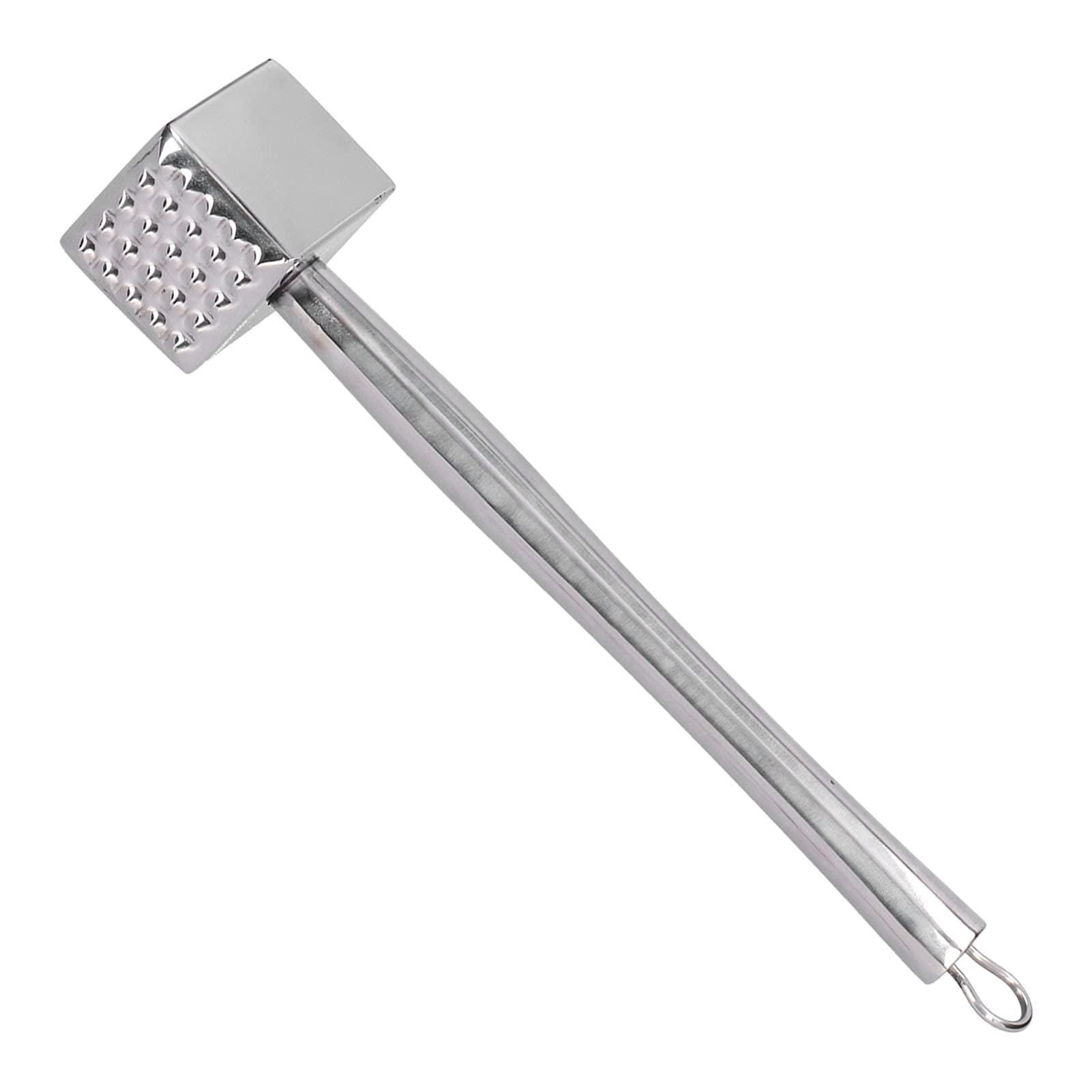 Serlium Meat Tenderiser Heavy Duty Meat Hammer Stainless Steel Meat Mallet With Nonslip Stainless Steel Handle For Tenderizing Steak Beef Poultry