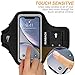 RUNBACH Armband for iPhone 17/17 Pro/16/16 Pro/15/15 Pro/14/14 Pro/13/13 Pro/12/12 Pro/11/XR,Sweatproof Running Exercise Bag with Card Slot for iPhone 16,15,14,13,12,11,iPhone XR(Black)