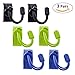 3 Pairs/Set Elastic No Tie Shoelaces, Best Lock Shoelaces for Adult and Kids, Running, Climbing, Durable with No Tie Elastic System, Ideal for Sneakers and Boots by Sununico (Black+Bright Green+Blue)