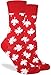 Good Luck Sock Women's Canada Maple Leaf Crew Socks, Red, Shoe Size 5-9