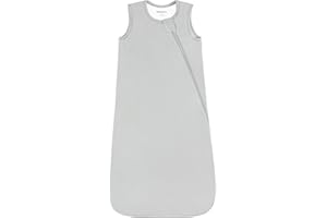 OKAYINN BubblePanda Rayon Made From Bamboo Sleep Sack 6-12 Months 2.5 Tog Winter Toddler Sleep Sack for Babies Soft Warm Quilted Baby Wearable Blanket 2-Way Zipper Thick Baby Sleeping Bag