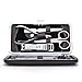 ALICE 12 Pcs Stylish Nail Care Personal Manicure & Pedicure Set, Grooming Kit-Plaid