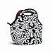 BUILT NY Gourmet Getaway Neoprene Lunch Tote, Damask Black & White
