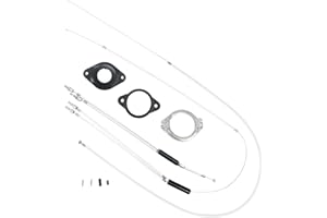 GATWOEST Pro-Grade BMX Bike Gyro Brake Cables Front + Rear (Upper + Lower) with Spinner Rotor Full Kit BMX Bicycle Brake Lines Set Cable Wire&Housing -Stable,Flexible and Long-Lasting