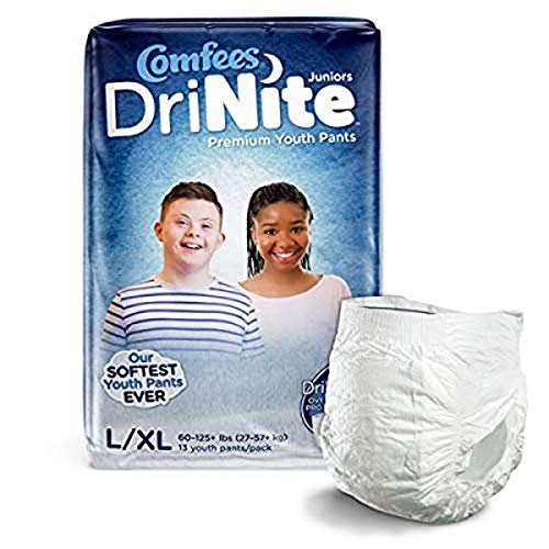 Comfees DriNite Youth Pants- Large/x-Large, 52 Count