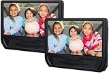 RCA DRC79981E 9-inch Dual Screen Portable DVD Player - Black (Certified Refurbished)