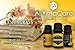 Aromatherapy Essential Oils Gift Set in a EXCLUSIVE WHITE BOX (Lavender, Peppermint, Lemongrass, TeaTree, Eucalyptus, Bergamot) FREE Essential Oil Pendant and ebook