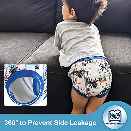 MooMoo Baby Potty Training Underwear for Boys Absorbent Cotton Training