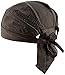 First Manufacturing Solid Perforated Top Leather Skull Cap (Black)
